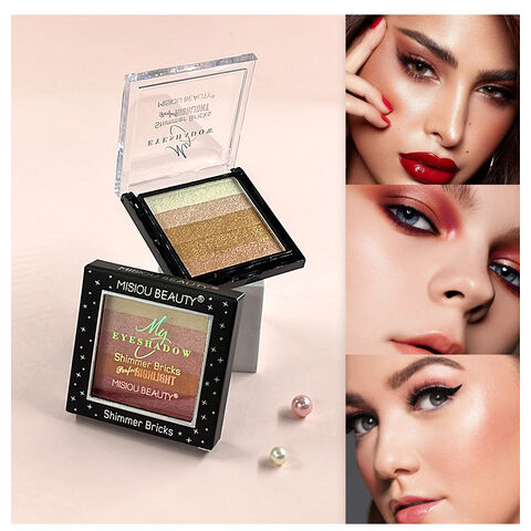 Nouvelle Ombre à Paupières Liquide Pigmentée Tendance 8 Couleurs Logo Personnalisé Duochrome Ombre à Paupières Facile à Porter Maquillage des Yeux Liquide Vente en Gros