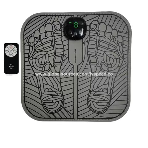 Smart Foot Massager Mat, Ems Pulse Portable Electric Muscle Stimulator  Massage Pad For Foot Acupuncture Massage