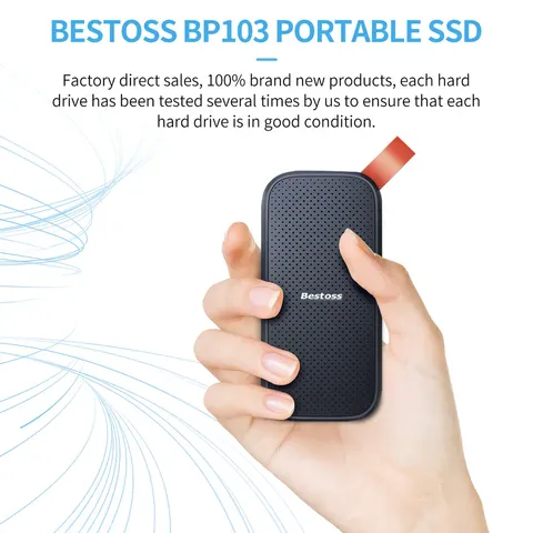 Mini Disque Dur Stockage Portable USB 3.1 Disque dur Externe SSD
