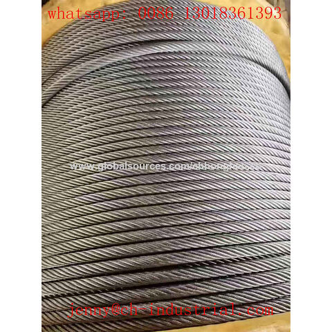 9x19 Galvanized Steel Wire Ropes With Steel Core/mixed Core(iwrc