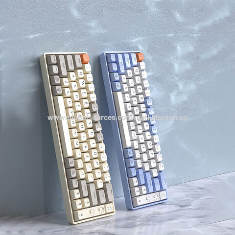 Clavier mécanique sans fil 2.4G Bluetooth, clavier de jeu d'ordinateur entièrement remplaçable à chaud