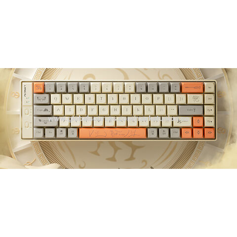 Clavier mécanique sans fil 2.4G Bluetooth, clavier de jeu d'ordinateur entièrement remplaçable à chaud