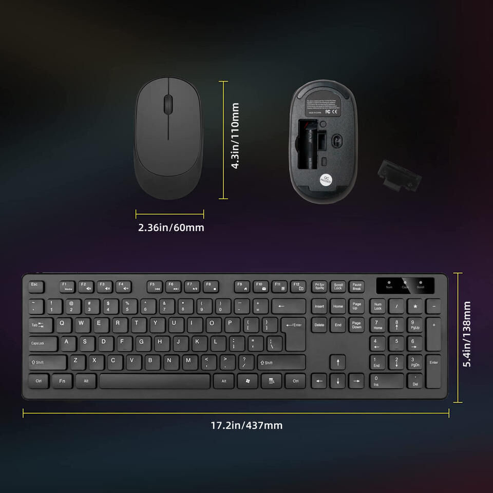 Buy Wholesale China Wireless Keyboard Mouse Set Waterproof Key Mouse Desktop Home Computer
