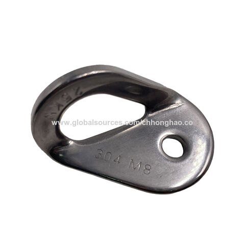 Stainless Steel Triangle Quick Link Locking Carabiner Hanging Hook Buckle  for Outdoor Camping Hiking