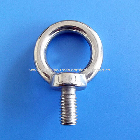 Buy Wholesale China Din580 Eye Bolt 304 Stainless Steel Marine Lifting Eye  Screws Ring Loop Hole For Cable Rope Eyebolt & Stainless Steel Eye Bolt at  USD 0.6
