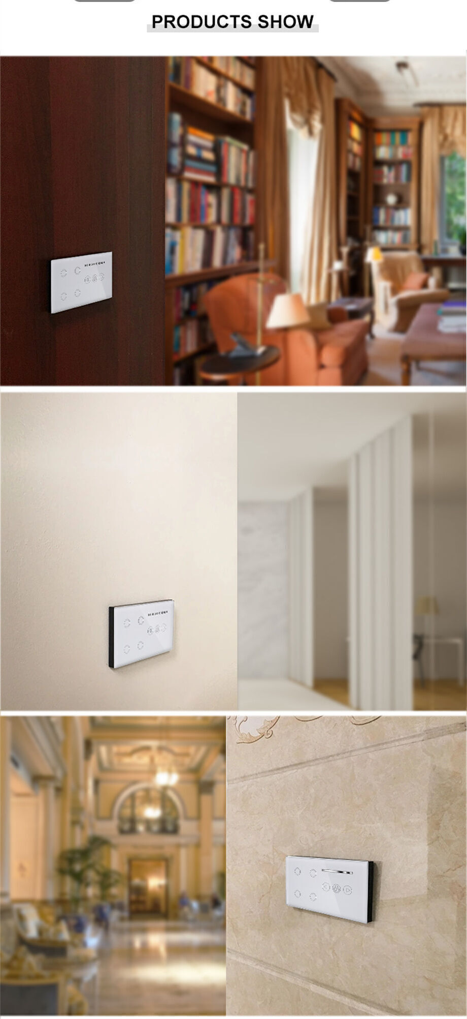 Buy Wholesale China Wall Switches With Led 16a 1/2/3/4 Gang 1way 2 Way Wall Push Light Switch ...