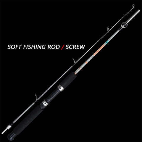 Fishing Pole Jigging Rod Straight Handle Frp Solid Ice Fishing Rod
