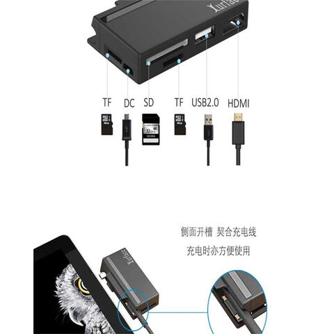 Universal HUB USB Multiports - SD / TF - 5 En 1 - Noir - Prix pas