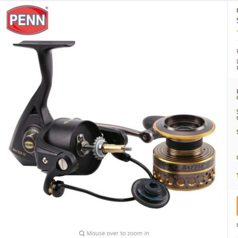 New Penn Battle 3 Spinning Reel 3000-8000 Fishing Reel 5+1 Bb With