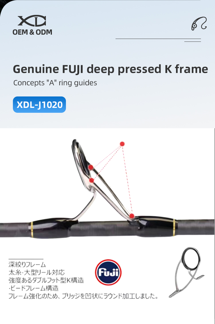 Buy China Wholesale Xdl New Upgrade 183cm 6.00ft Ml Power Fuji A Ring And  Fuji Reel Carbon 2 Part Rod Fiber Fishing Rod Jigging & Fishing Rod Jigging  $40.33