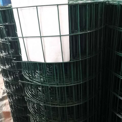 Buy Wholesale China Dark Green Pvc Coated Welded Wire Mesh /fence Iron Wire Mesh  Rolls For Garden & Pvc Coated Welded Wire Fenc at USD 3.5