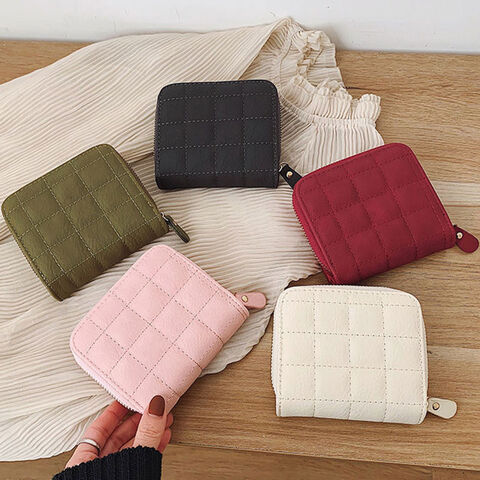 PU Leather Women Wallet Hasp Small and Slim Coin Pocket Purse Women Wallets  Cards Holders Luxury Brand Wallets Designer Purse 
