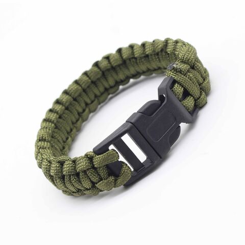 Buy Wholesale China Fm Outdoor Men's 5 In 1 Multi Functional Tactical  Survival Paracord Bracelet With Compass Flink Fire Starter And Whistle &  Paracord Bracelets at USD 0.38