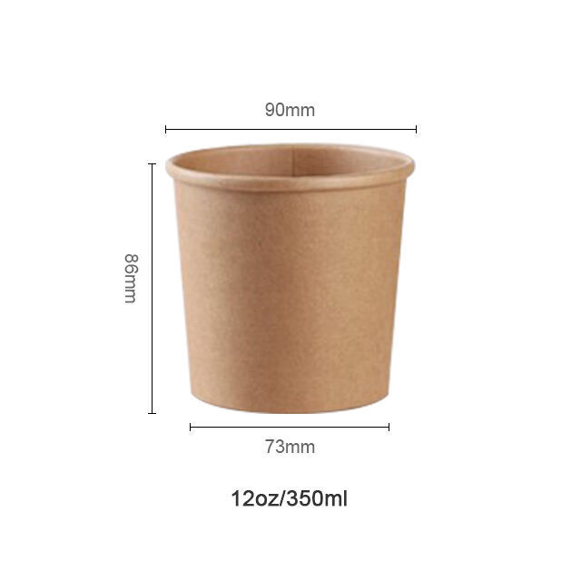 Buy Wholesale China Paper Hot Soup Cup Bowl Food Cup Disposable Paper ...