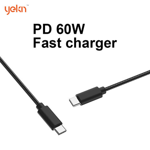 Câble USB type C vers USB en Nylon 1m - Charge & Synchro Rapide