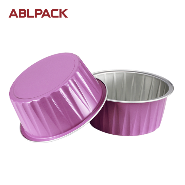 China ABLPACK 125 ML/ 4 OZ aluminum foil baking cups with PET lid  Manufacturer and Supplier