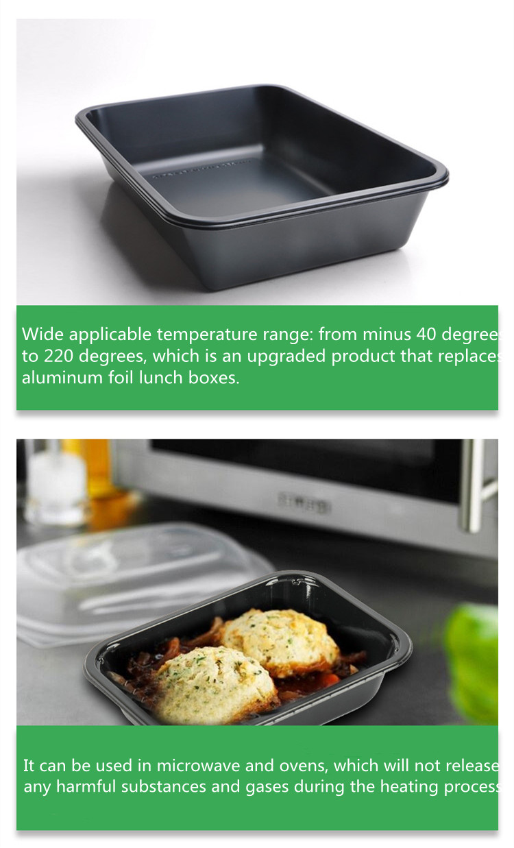 Disposable Bento Box Microwavable Airline Meal Tray