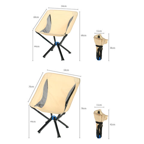 360° Swivel Chairs Picnic Beach Fishing Folding Chair Outdoor
