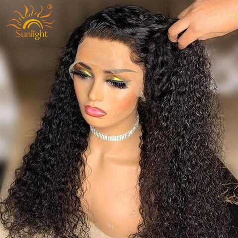 Bulk Buy China Wholesale Free Sample Kinky Curly Wig 13x4 Pre