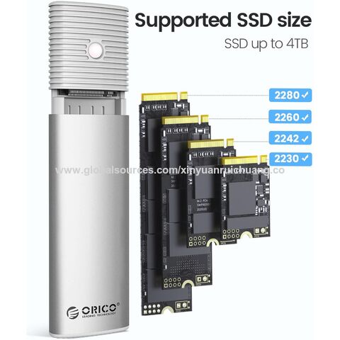 Funda de SSD M2, carcasa NVME, adaptador de SSD M.2 a USB 3,1 Con OTG para  NVME PCIE NGFF SATA M/B Key 2230/2242/2260/2280, protocolo Dual adaptador