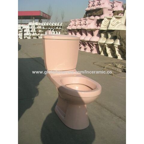 Fabrik Zweiteilige Toilette, LNCT-28, P-Falle Tangshan Leinuo Ceramics Co, Ltd - Führender Sanitärkeramikhersteller aus China