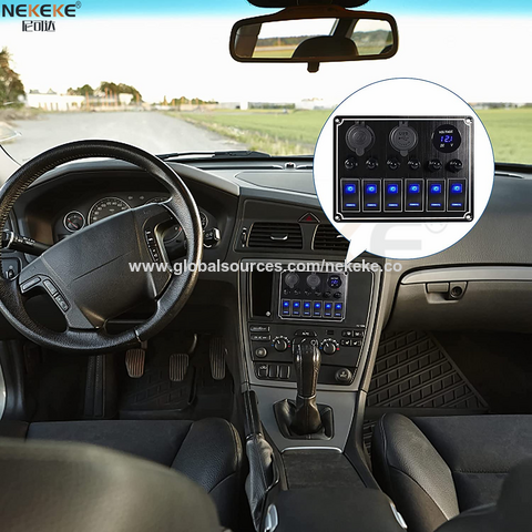 12V 30A DPDT ON-OFF-ON 3 Position 6 Broches Voiture Camion Véhicule Rocker  Interrupteur : : Auto et Moto