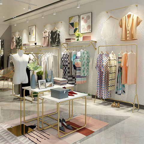 Great Ladies Fashion Garment Shop Interior Display Furniture