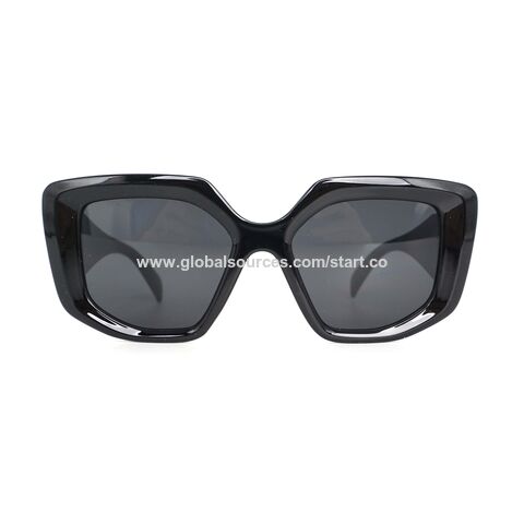 Compre Mais Recente Moda óculos De Sol De Plástico Para Senhoras, Grande  Design Quadrado, 100% Uv 400 Lentes Proteção, Oem Bem-vindo, Cor Opcional e  óculos De Sol de China por grosso por
