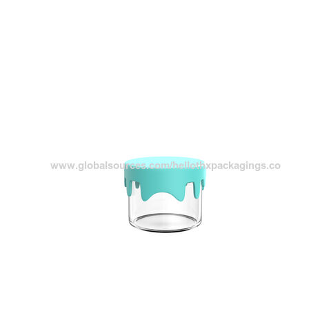 Hochwertige Glasflasche für CBD-Öl mit individuellem Logo-Design, transparente Glasflasche in voller Größe für flüssige Konzentrate, Kosmetika