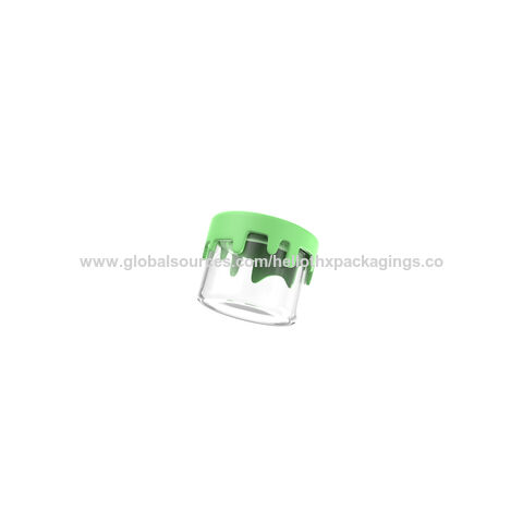 Hochwertige Glasflasche für CBD-Öl mit individuellem Logo-Design, transparente Glasflasche in voller Größe für flüssige Konzentrate, Kosmetika