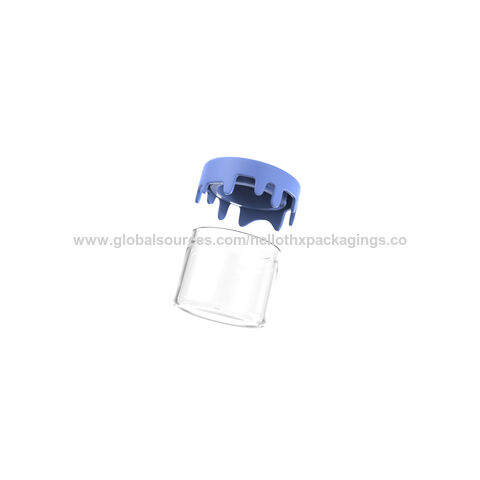 Hochwertige Glasflasche für CBD-Öl mit individuellem Logo-Design, transparente Glasflasche in voller Größe für flüssige Konzentrate, Kosmetika