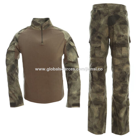 Camouflage Military Tactical Sets Men Multi-pockets Wear-resistant