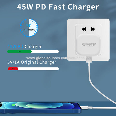 Achetez en gros Pliable Pd 45 Watt Rapide Chargeur 2 Type C Gan Charge  Rapide Pour Iphone Super Rapide Chargeurs Pour Téléphones Intelligents  Chine et Chargeurs à 8.38 USD