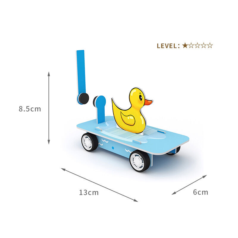 Amusement Voiture Éolienne Voiture Jouet Éolienne Bricolage Puzzle