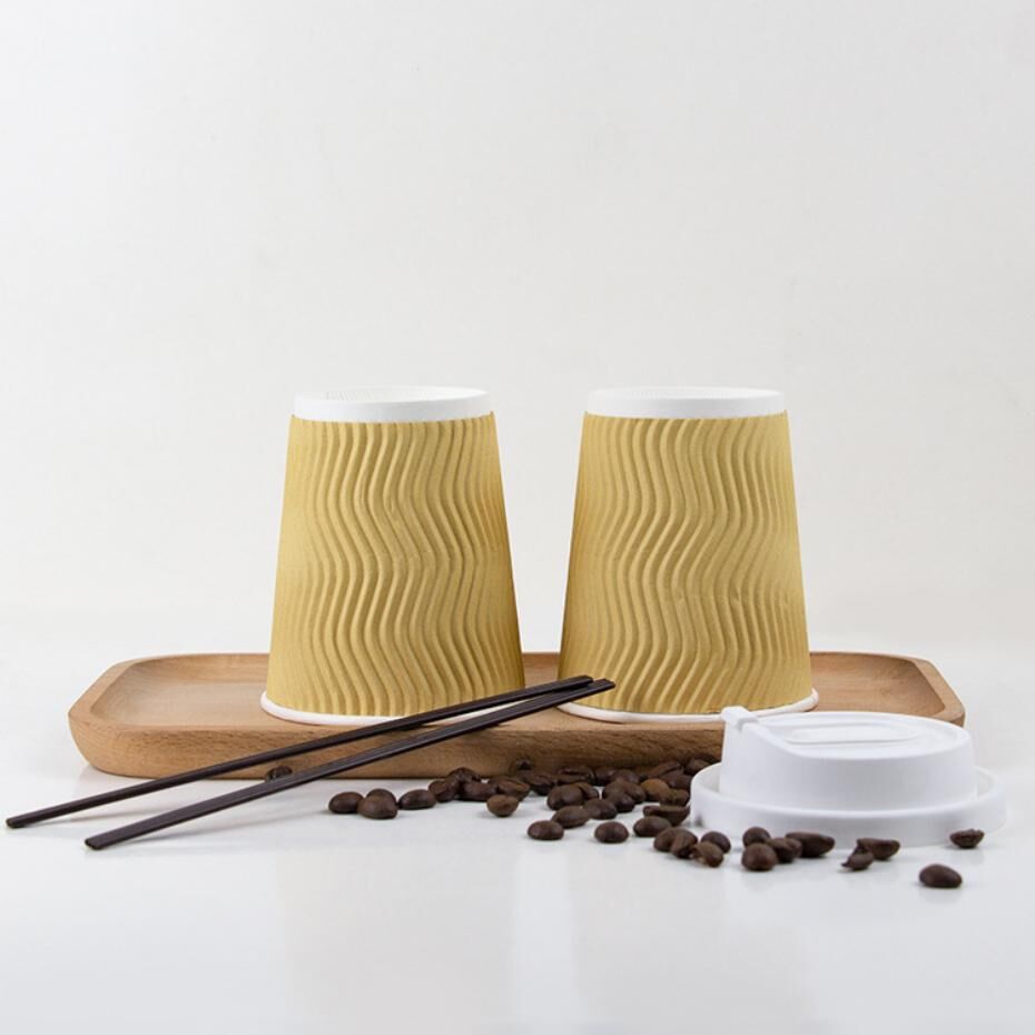 Buy Wholesale China 8oz 12oz 16oz Customized Ripple Wall Disposable ...