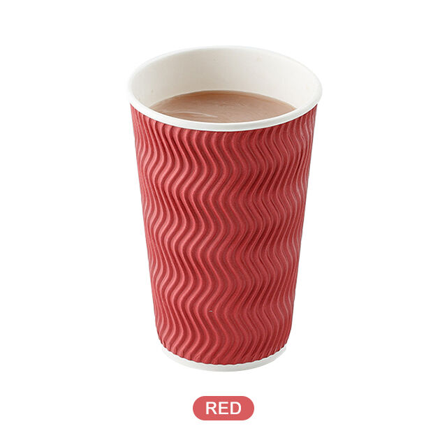 Buy Wholesale China 8oz 12oz 16oz Customized Ripple Wall Disposable ...
