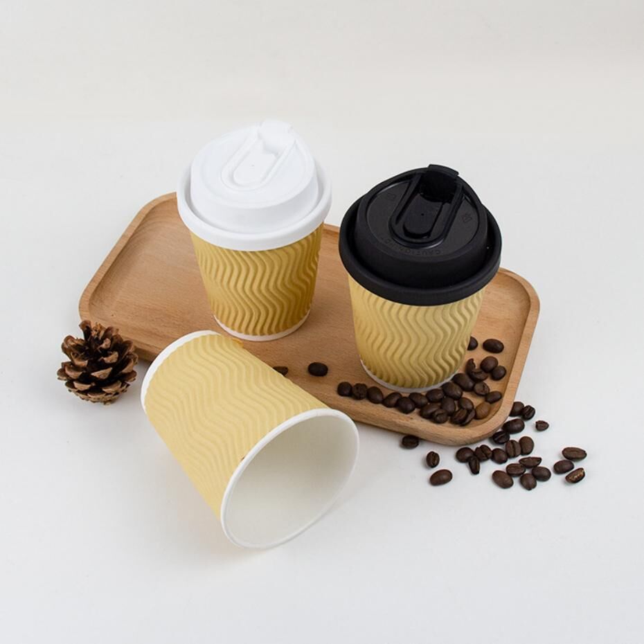 Buy Wholesale China 8oz 12oz 16oz Customized Ripple Wall Disposable ...