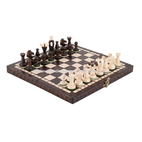 Buy Wholesale India Wooden Chess Set High Quality Folding Chess Board  Standard Level Professional Use With Customization Of Logo Design And Size  & Wooden Chess Play Board Set at USD 7