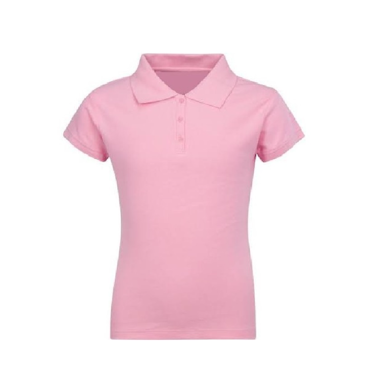 Buy Wholesale Bangladesh Pink Color Hot Sale Short Sleeve Polo Neck