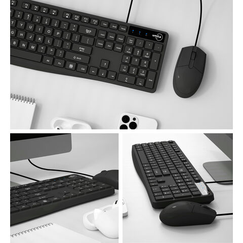 Combinación inalámbrica multidispositivo de teclado y ratón