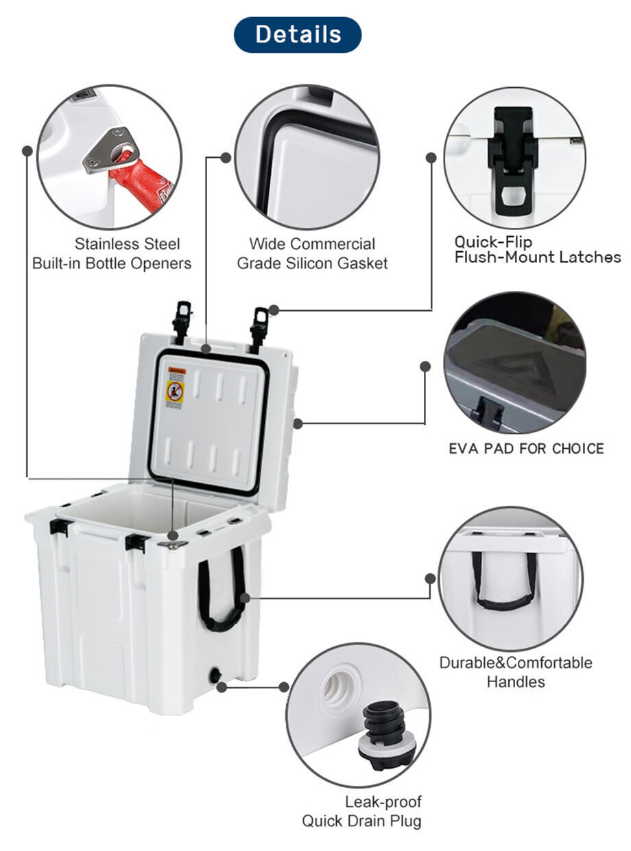 Stainless Steel Universal Cooler Lock Bracket For Mid To Large Rotomolded Cooler