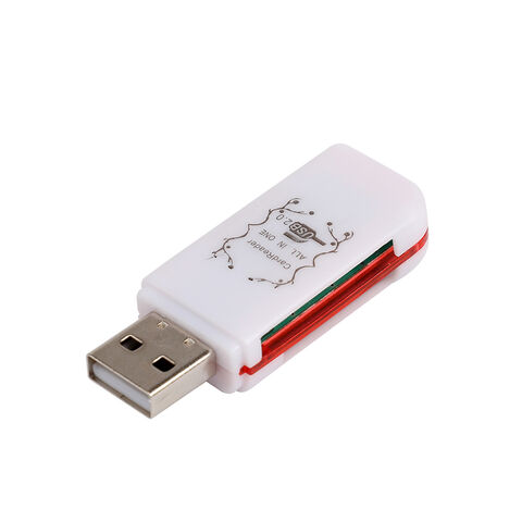 Lecteur de carte SD multifonction 3 en 1 adaptateur USB 2.0/TF/SD