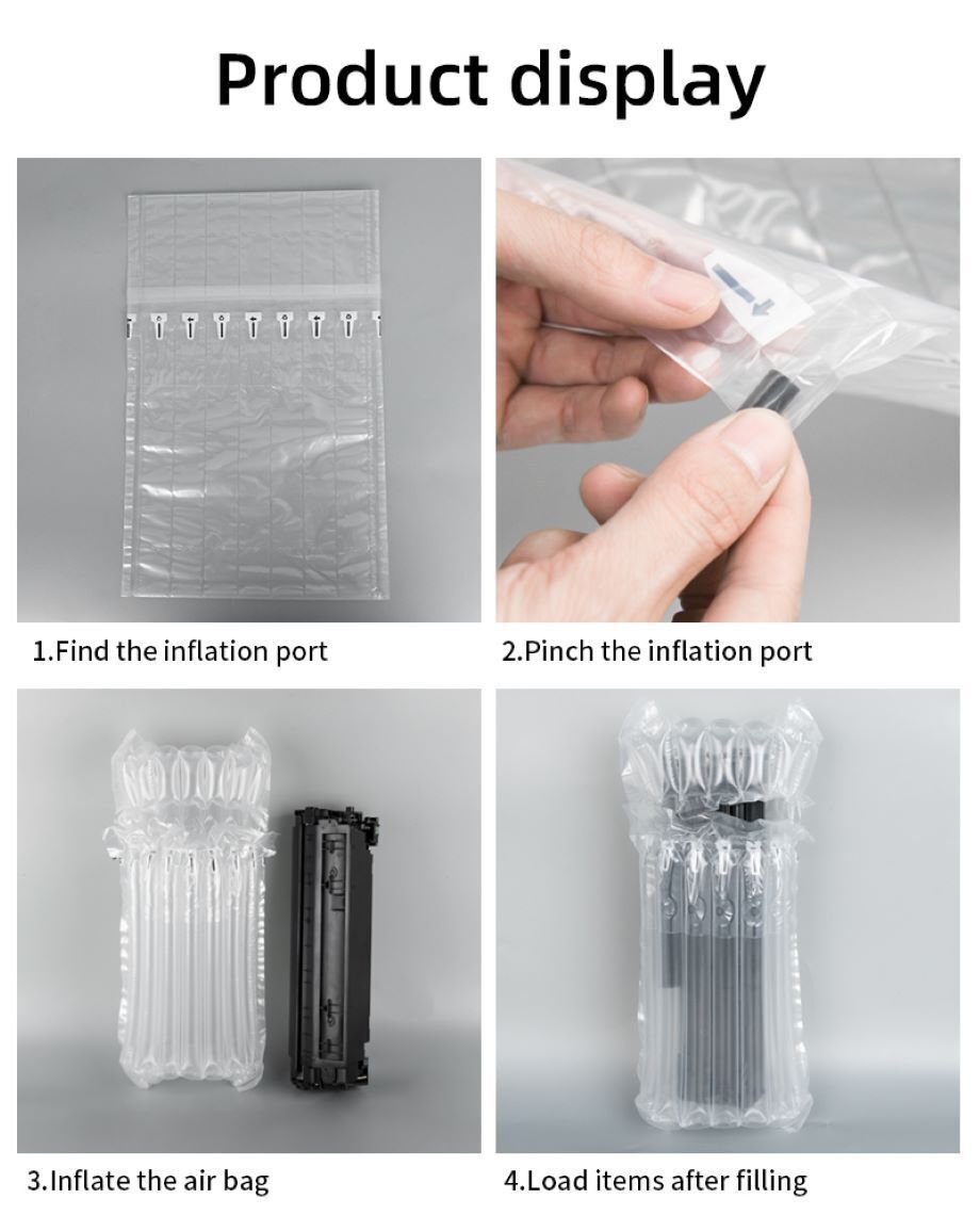 Inflatable Air Packaging Protective Bubble Packing Wrap Bag For