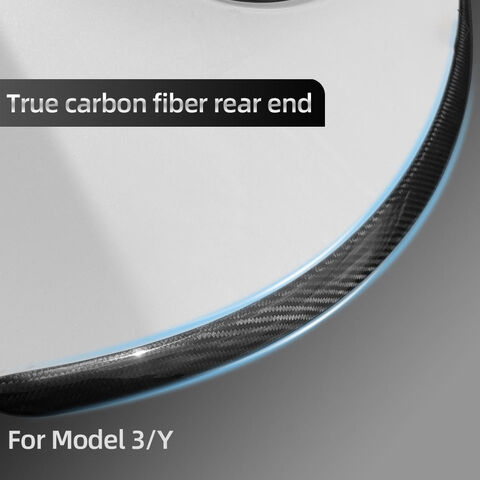 Becquet de coffre arrière en Fiber de carbone ABS, accessoires