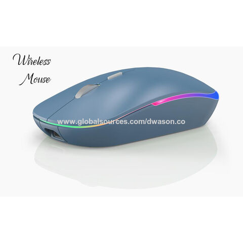 Souris sans fil Bluetooth Gaming Mouse Optical A2 sans fil USB rechargeable  sans fil Rgb Souris Noir