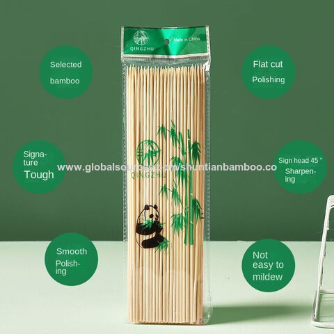 Achetez en gros Pas Cher 3mm Bambou Bois Bbq Bâtons 20cm Churrasco