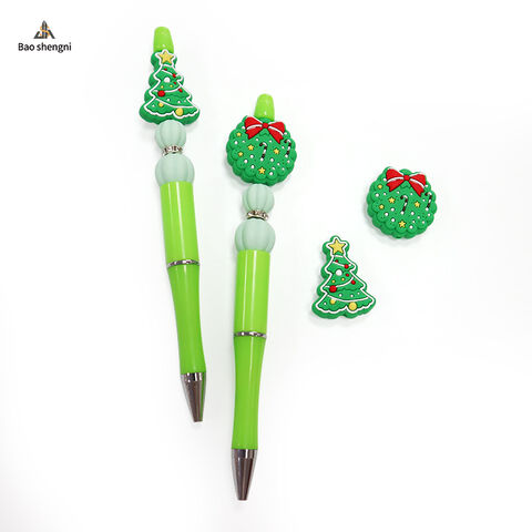 Buy Wholesale China 2023 Christmas Beads Pen Silicone Ballpoint