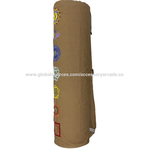 Compre Atacadista De Algodão Personalizado Sete Chakra Verde Yoga Tapete  Saco Com Cordão Fornecedor Indiano e Saco, Yoga Mat Bag, Saco Yoga de Índia  por grosso por 6.25 USD