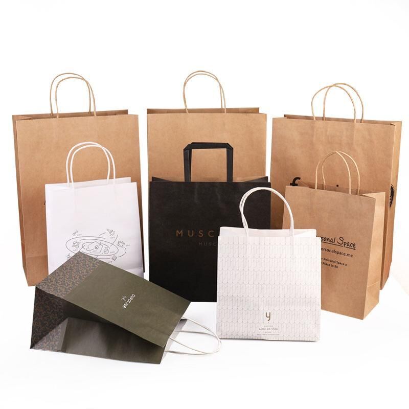 Buy Wholesale China New Supplier Luxury Black Clothes Store Retail  Packaging Gift Carry Bags Boutique Shopping Paper Bags With Your Own Logo &  Paper Gift Bags at USD 0.3 | Global Sources
