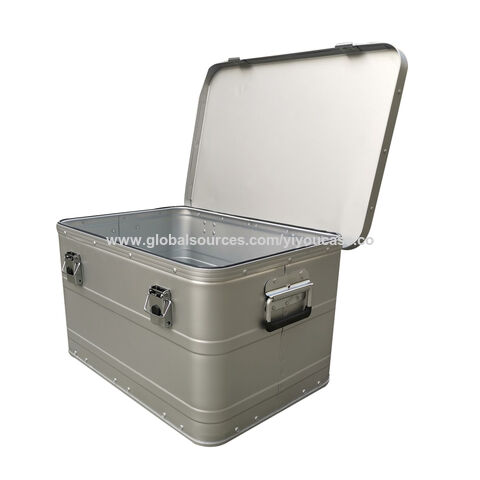  Caja de almacenamiento de aluminio, maletín de